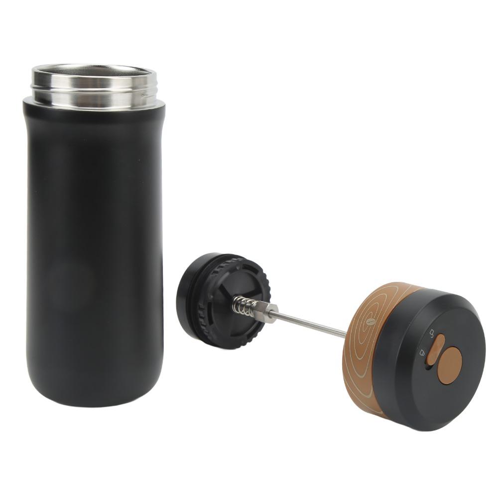 Double Wall French Press Coffee Maker Vacuum Insulated Travel Coffee Maker  Hiking