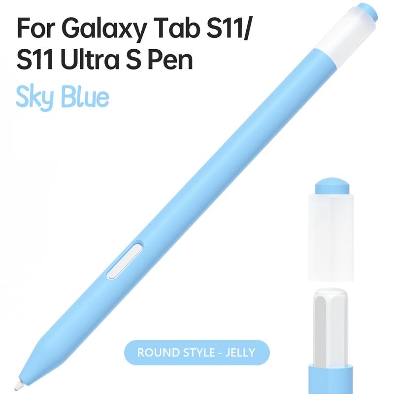 Силиконовый чехол-пенал для планшета Samsung Galaxy Tab S11 S11 Ultra, защитный чехол для стилуса, мягкий, ударопрочный, нескользящий, пеналы для карандашей