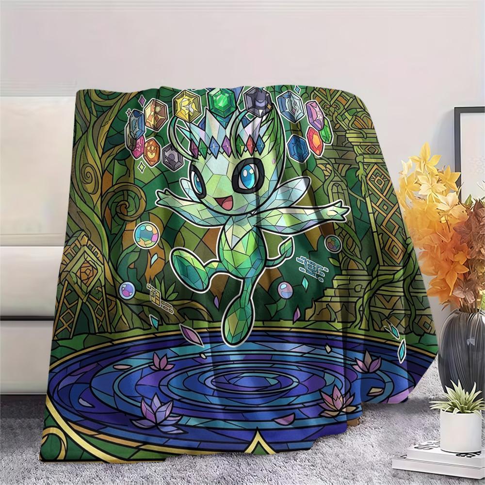 Pokemon Pikachu Print Flannel Blanket, Ultra Soft High Quality All Seasons Warm Throw, Home Decor Cozy Blanket, Perfect Christmas Gift