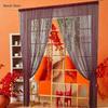 Cheaper Shiny Tassel Silver Line String Curtain 100x200cm Fashion Valance For Living Room Divider Wedding Hotel Home Decoration