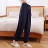 Cotton and silk pajama pants women's summer thin large size artificial cotton silk closed pants can be worn outside home floral trousers m