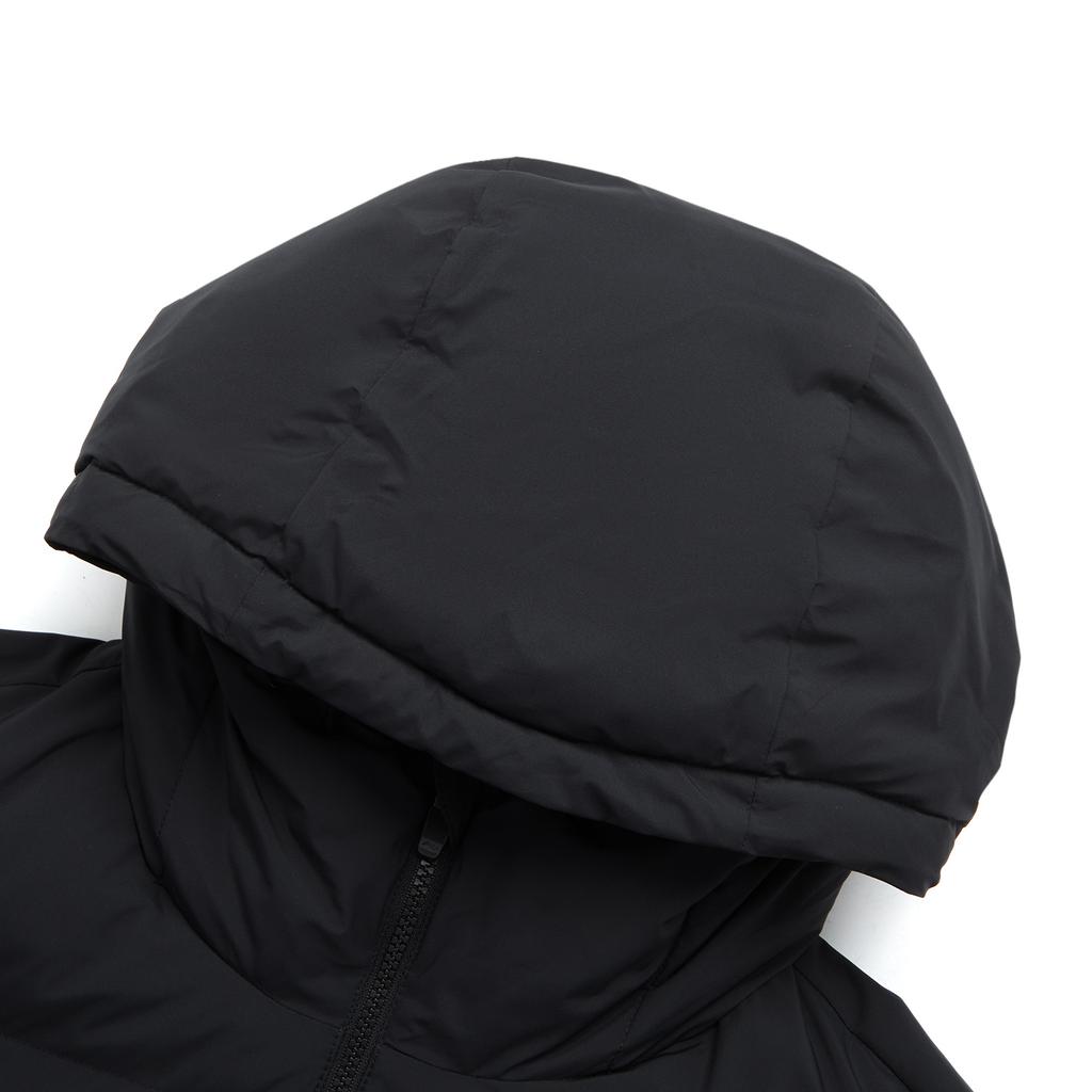 Li Ning Cba Series Logo Letter Zipper Casual Universal с капюшоном Short Winter Cotton Jacket Men jackets Black AJMU087-1