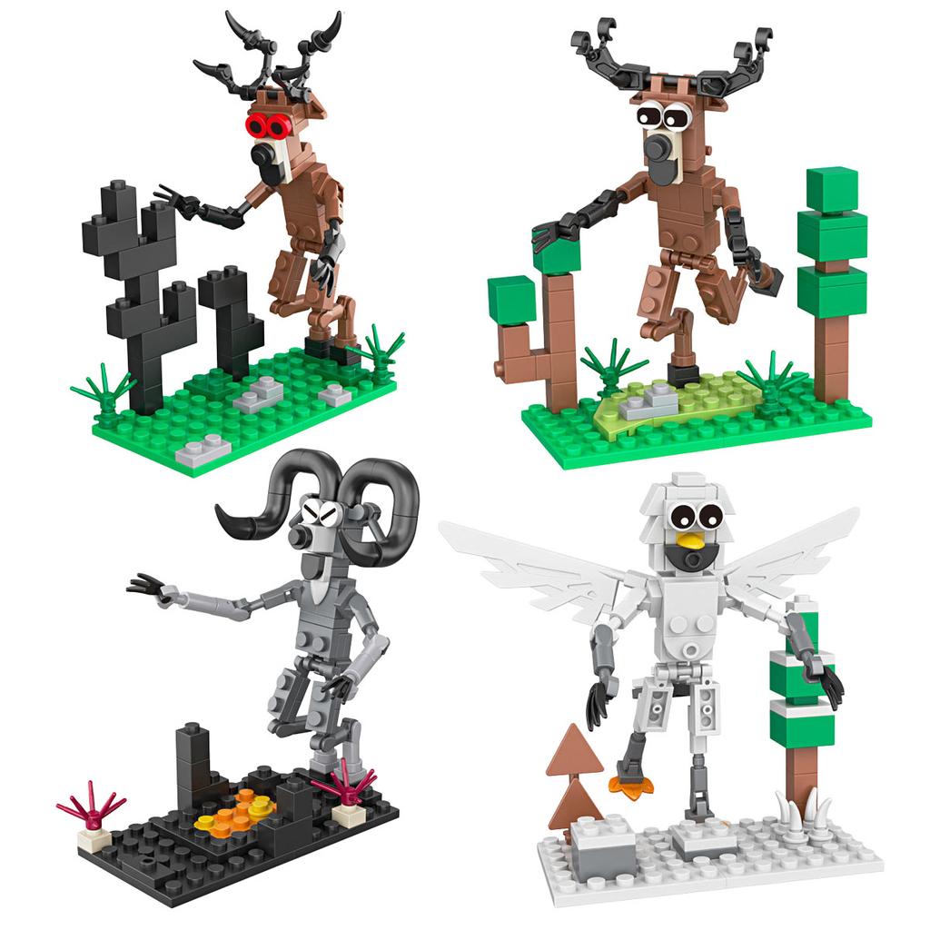 Non-Toxic New Popular 99 Nights In The Forest Game With Building Blocks And Toys Birthday Gift Christmas Gift Children'S Toy