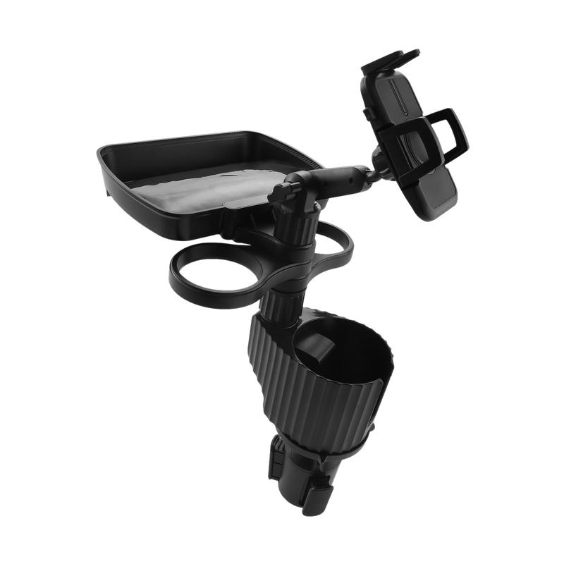 1Pc Car Tablet Holder Cup Holder Extender Adjustable Beverage Bottle Holder With Multifunctional Tray Car Interior Accessories