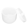 Dental Burs Cleaning Soaking Box Dental Bur Holder Cleaner Round Box Accessory White