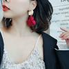 Серьги Женские Серьги-лепестки Роз Длинные Серьги Персонализированные Преувеличенные Серьги