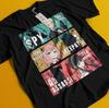 Футболка Spy X Family Футболка Аня Футболка Лойд Йор Форджер Футболка Бонд Сильвия Футболка Дэмиан