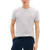 Tommy Hilfiger Однотонная вязаная футболка с коротким рукавом и круглым вырезом Мужские топы Серый 78JA560-P8F
