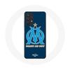 Чехол - Maniacase - Samsung Galaxy A32 5G - Логотип Olympique de Marseille - Гибкий - Черный/Синий