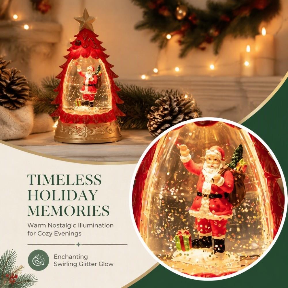 Christmas Tree Shape Lighted Water Lantern Lighted Battery Operated Lantern Night Light