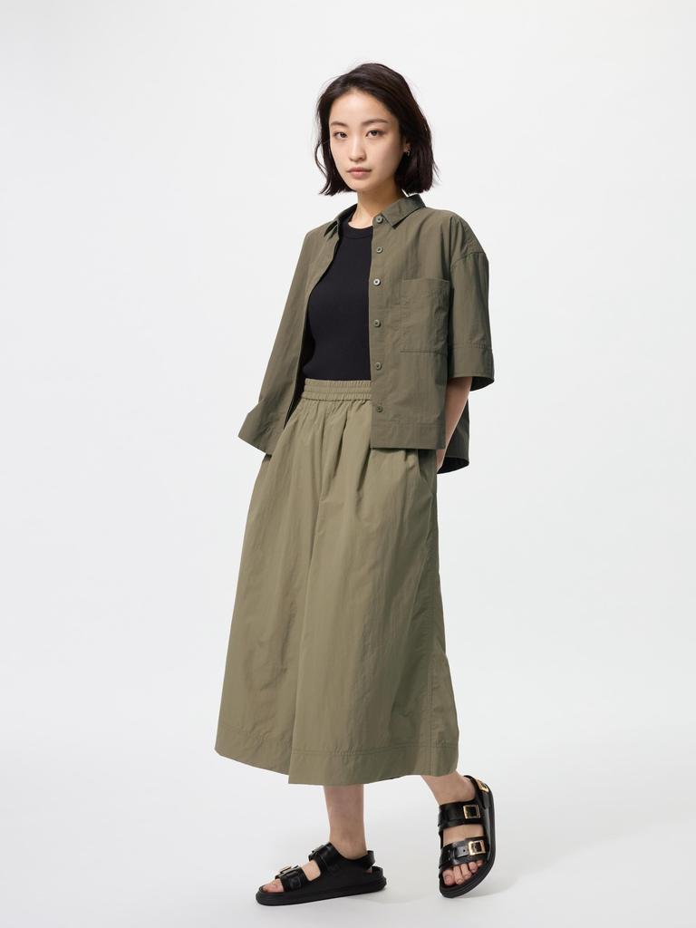 Uniqlo Японские нейлоновые кюлоты короткие