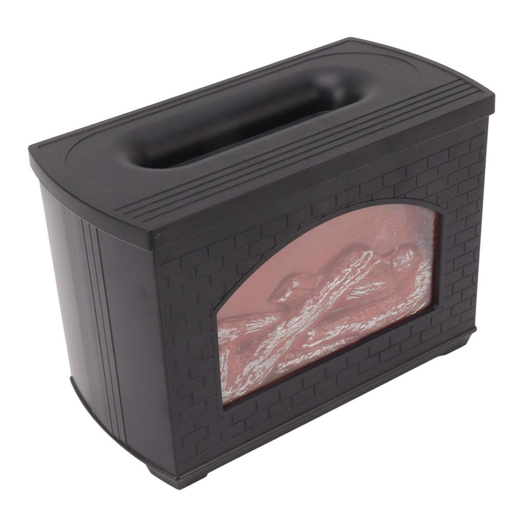 Черный 270 мл каминный диффузор пламени без BPA настольный эфирное масло диффузор увлажнитель тумана 7.5 Вт 5 В