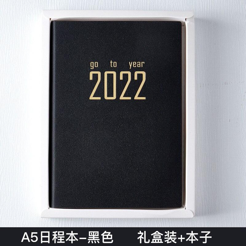 2022 Schedule This A5 Efficiency Manual 365 Daily Plan This Time Management Manual Notebook