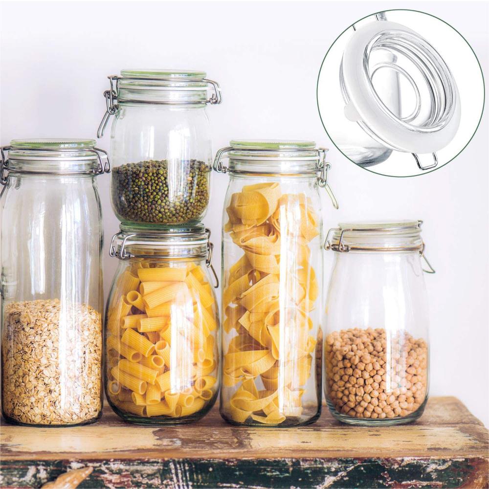 Storage Canning Accessories Rubber Seals Rings Silicone Seals Jar Gaskets Mason Jars Gaskets