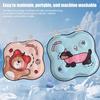 Yousheng Gel Car Seat Cushion Breathable Cooling Ice Silk Mat for Office Chair Cute Cartoon Non-Slip Pad for Summer Driving & Desk Work