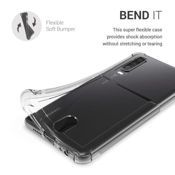 Coque - KWMOBILE - Huawei P30 - Silicone transparent - Souple - Mixte