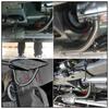 60cm-300cm 22/24mm Dual-layer Heater Exhaust Pipe Parking Heater Fuel Tank Exhaust Pipe Air Heater Tank For Car Air Diesels Heate