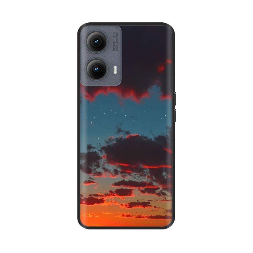 Силиконовый чехол для Motorola Edge 2024 Чехол Милый Мультяшный Мягкий ТПУ Черная Крышка для Moto Edge 2024 6.6" Ударопрочный Fundas Capa