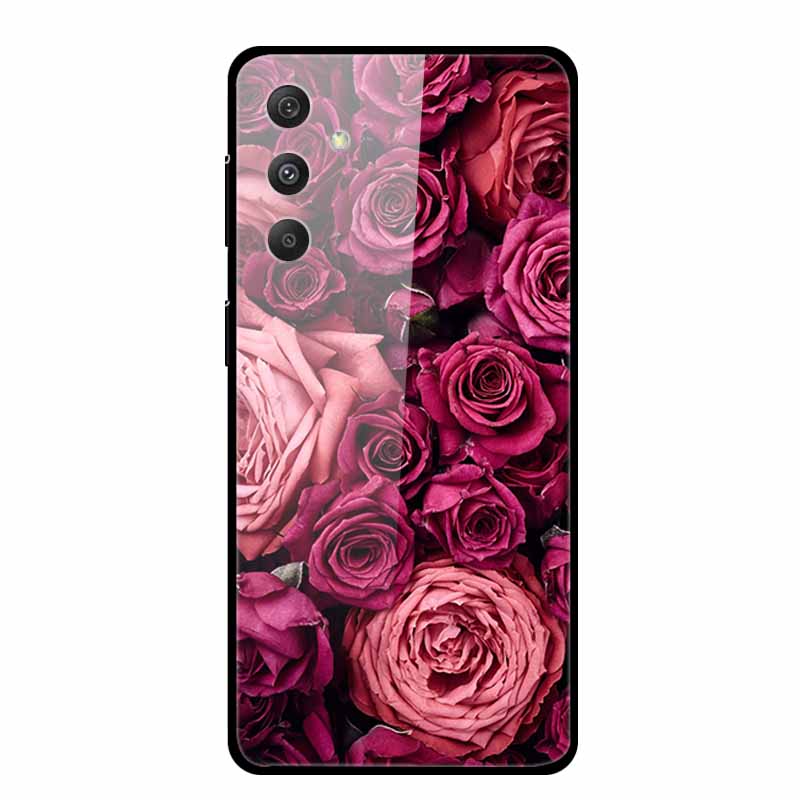 Glass Case For Samsung Galaxy A16 5G Phone Case Soft Bumper Tempered Glass Hard Back Cover For Samsung Galaxy M55 S25 Plus Case