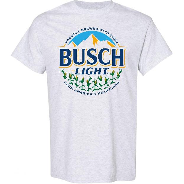 Brew City Busch Light Corn Logo T-Shirt