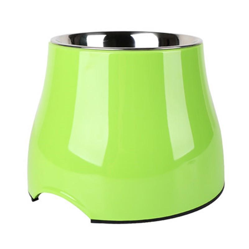 Премиальная миска двойного назначения из нержавеющей стали для собак мелких и средних размеров