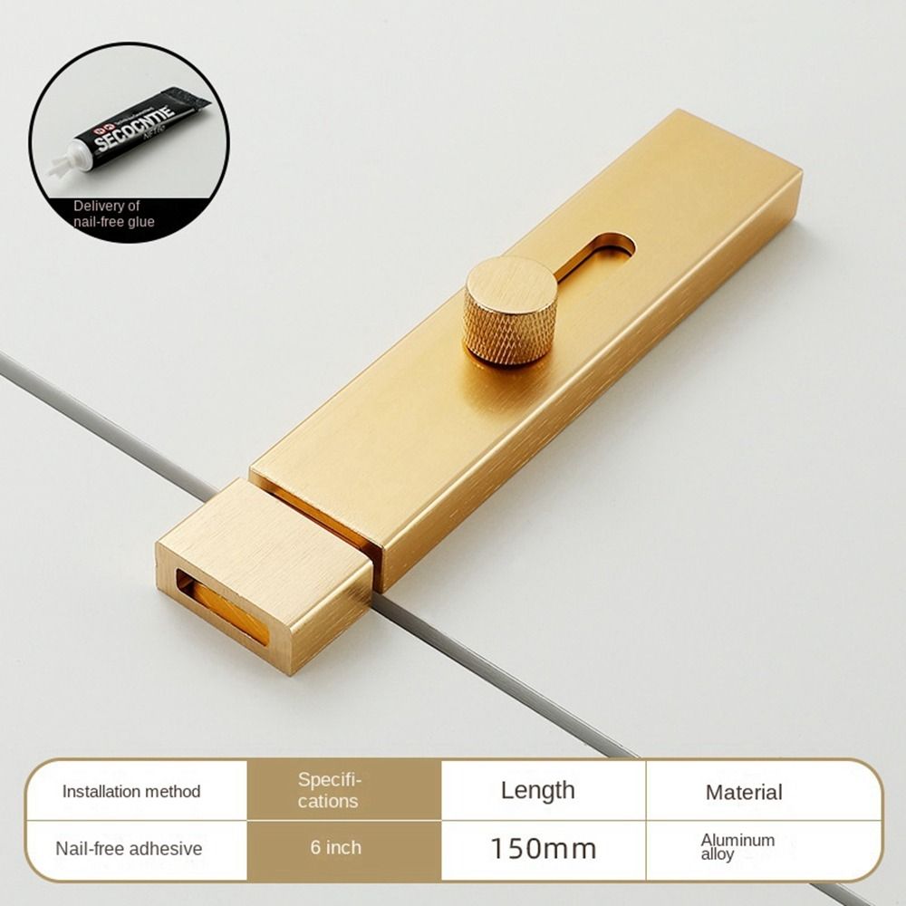 Aluminum Alloy Barn Door Lock Hardware Sliding Door Hasps Lock New Door Window Latch Sliding Door