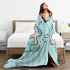 Hangyo-dong Animal Cartoon Anime Print Blanket Flannel Throw Blanket For Couch Bed Soft Warm Custom Quality Bedspread Gift