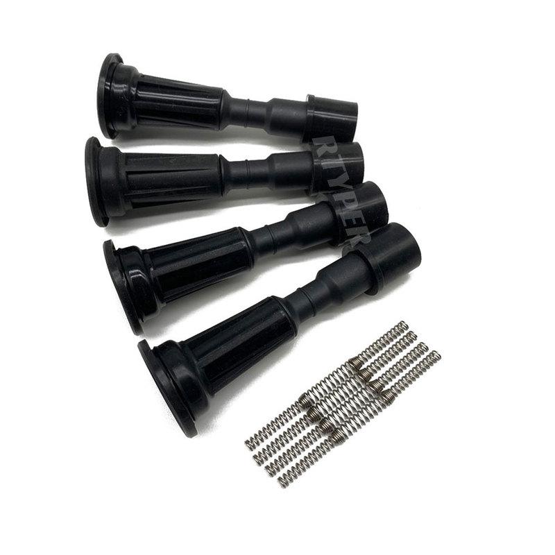 4 Pcs ZJ20-18-100 ZJ49-18-100 ZJ20-18-100A AIC-4051 Ignition Coil Rubber Boots R26215 For Mazda 2 1.5L 3 1.4L 1.6L Wuling1.5