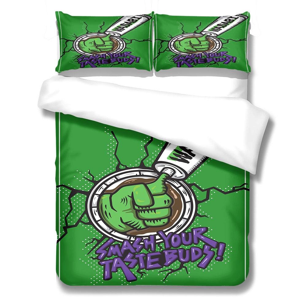  голодный супер еда пододеяльник комплект king-size queen-size full-size full twin-size twin-size размер размер комплект постельного белья