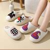Fashion Halloween Slippers 2024 Autumn/winter Cartoon Cotton Slippers Anti Slip Home Warm Comfortcotton Slippers Party Chanclas Mujer