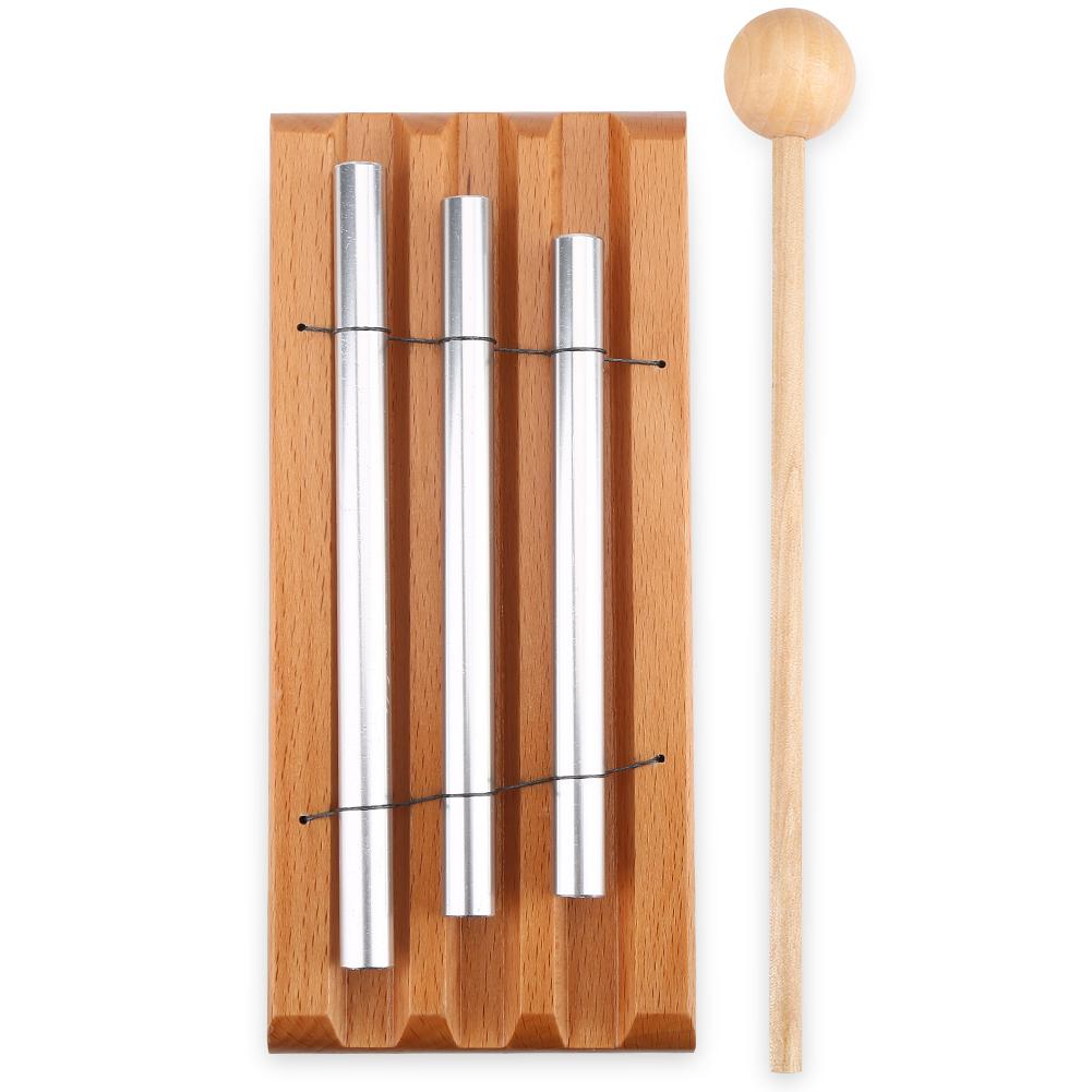 3-тональный ударный инструмент с колотушкой музыкальная развивающая игрушка для детей малышей