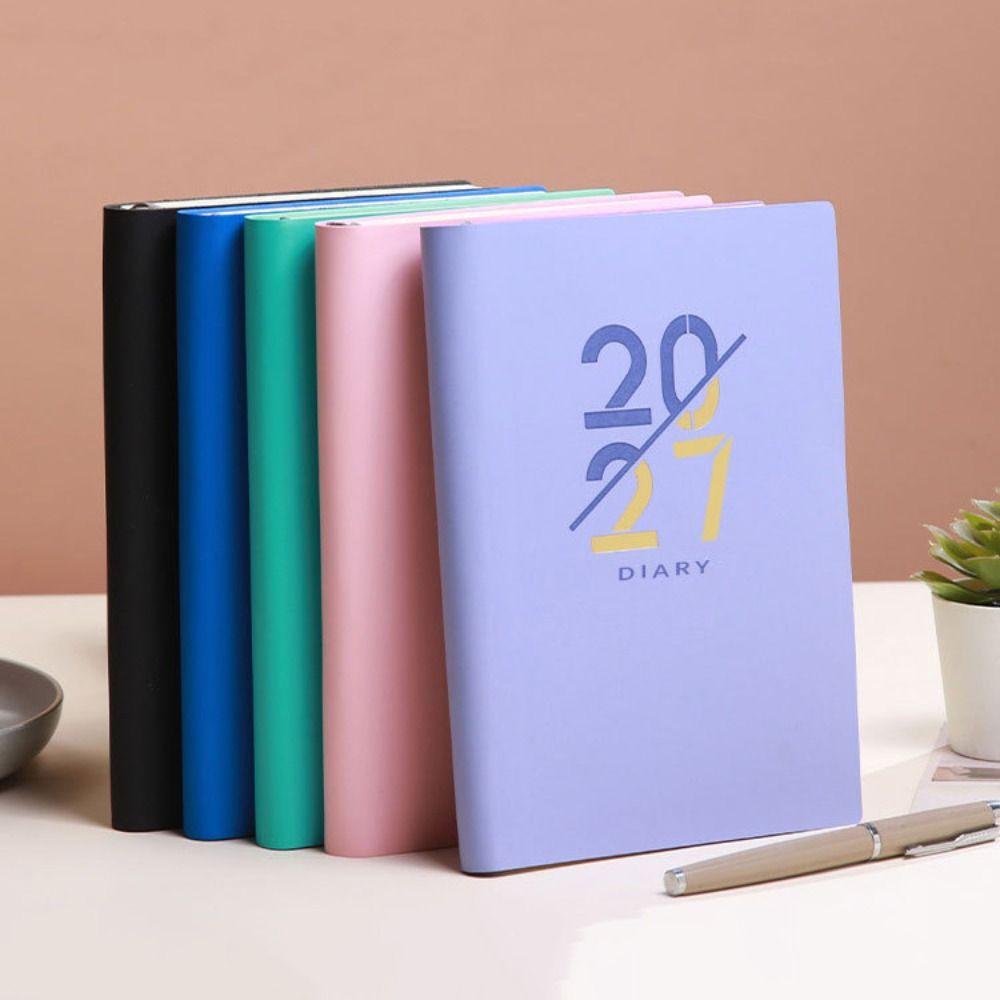 12 Months 2027 Schedule Planner Notepad Wear-resistant To-do List Notebook  Travel