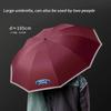 For Ford Mondeo Focus Raptor Puma Edge Explorer Ranger Fusion Kuga Car Led Light Automatic Folding Windproof Sunshade Umbrella APT1