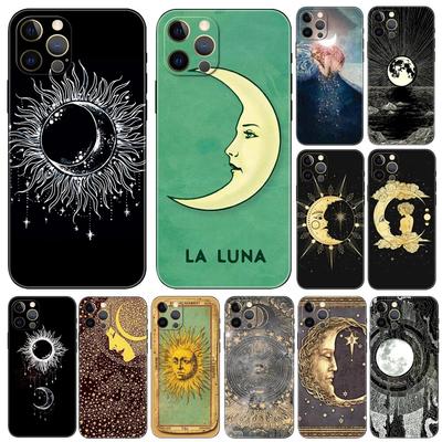 Чехол для телефона «Луна и солнце» для iPhone Samsung Galaxy Redmi Xiaomi Oppo OnePlus Note SA 7 8 9 10 11 12 13 14 20 21 22 23 53 54 Pro Max Ultra TPU Soft