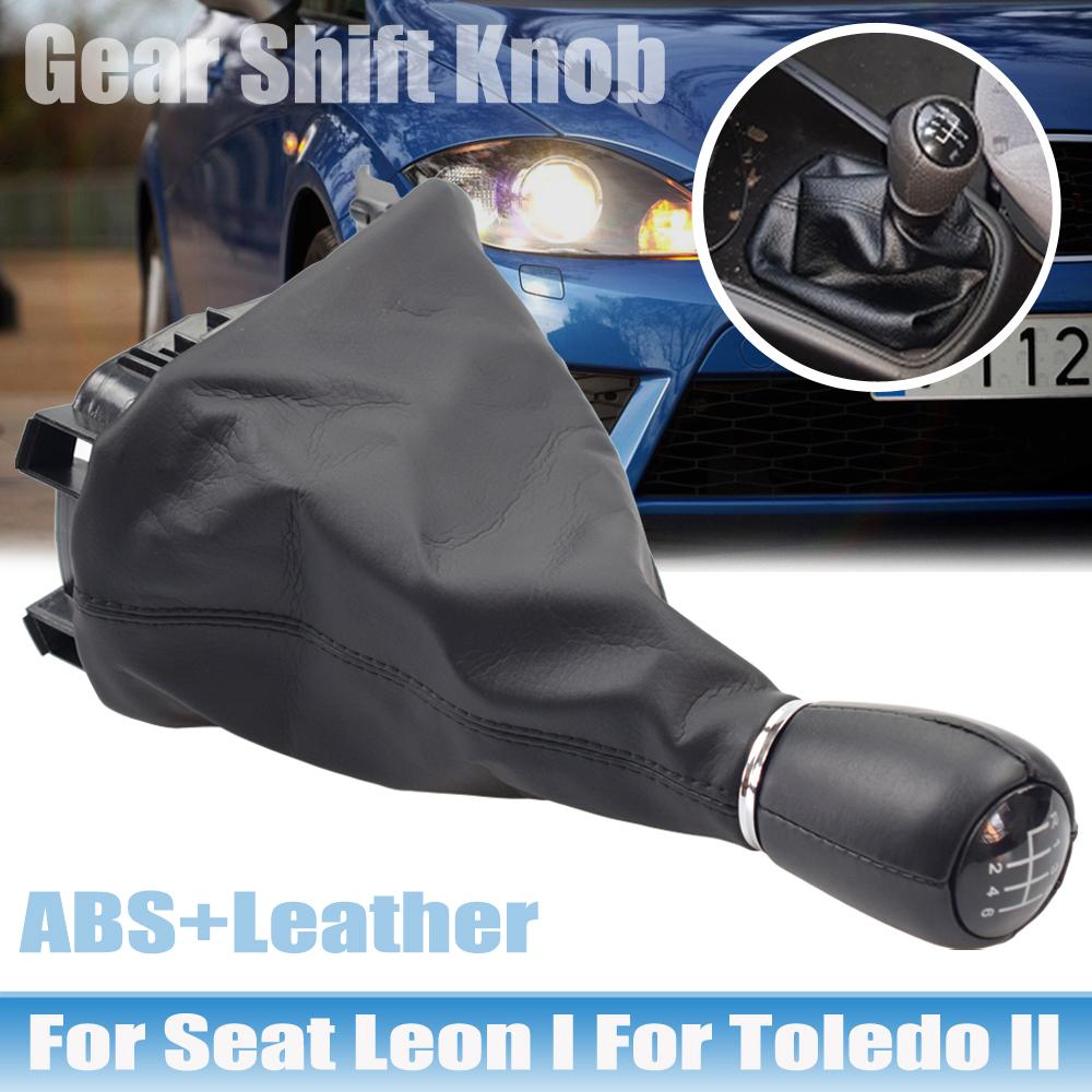Ручной рычаг переключения передач, рамка для SEAT LEON I MK1, кожаные гетры, чехол для багажника, воротник автомобиля