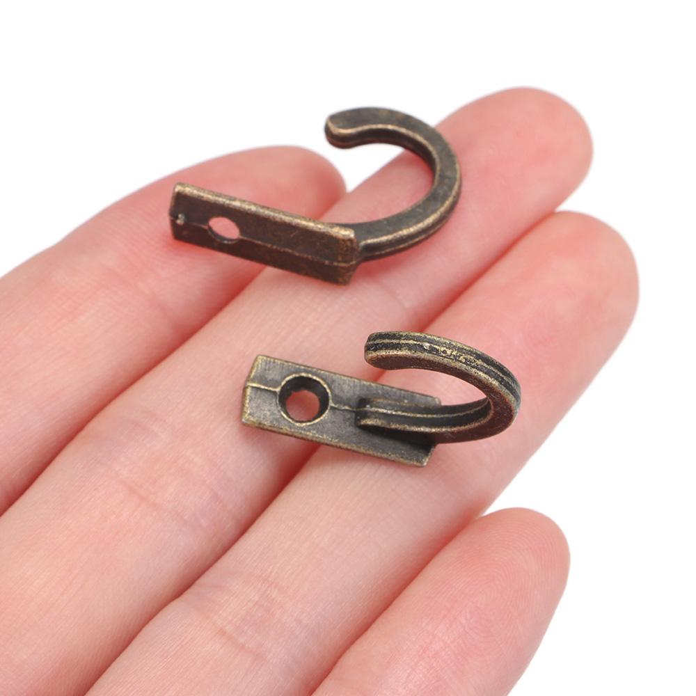 Shelf Storage Clothes Towel Organizer Metal Antique Hooks Wall Door Coat Hanger Single Prong Hook