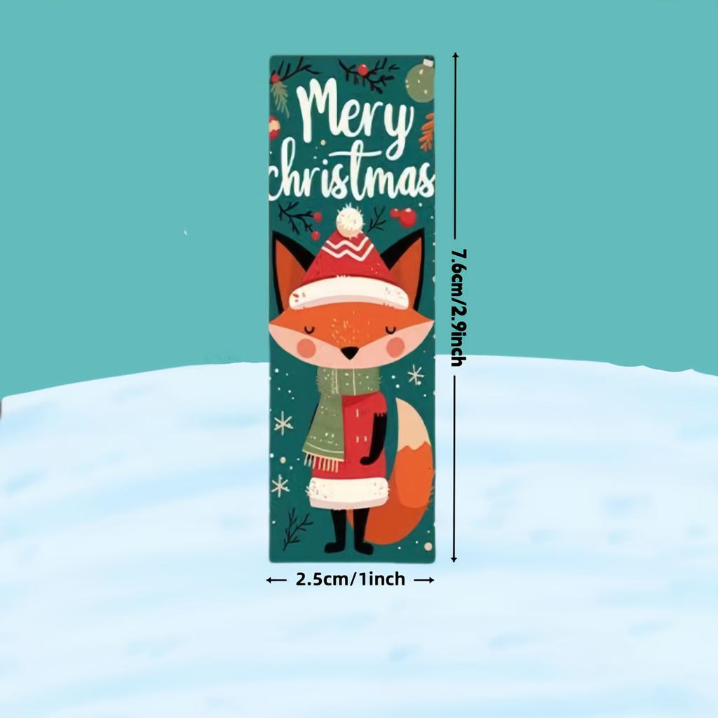 120pcs Merry Christmas Sticker Gift Wrapping Seal Stickers Festive Design Self-Adhesive Seal Gift Box Bag Holiday Decor Stickers