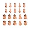20Pcs Plasma Electrode Tip 52558 51311 P1.3 Nozzle Brass Consumables for PT80 IPT‑80 PTM‑80
