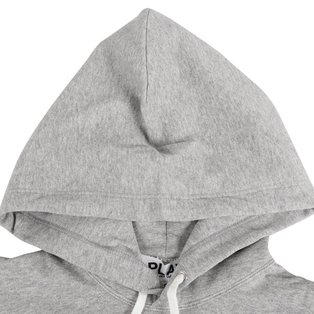 COMME des Parka Свитер PLAY COMME des GARCONS RED HEART PLAY ТОЛСТОВКА С КАПЮШОНОМ T170 Серый M [PLAY GARCONS] Мужская [Товар]