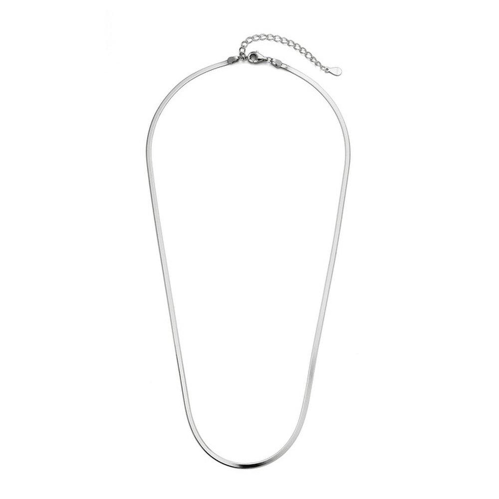 (Silver 925) Snake Line Necklace_S