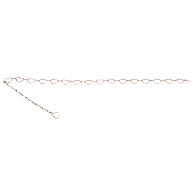 Gold Metal Belt Fashion Women's Silver Waist Chain Women's Heart Chain Belt Dress Accessories