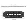 Portable Bicycle Energy Gel Holder Elastic Rope Easy To Use Bike Storage Box Lightweight Black Bike Energy Bar Buckle
