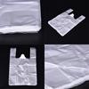 100Pcs Design Plastic T-Shirt Retail Shopping Supermarket Bags Handles Packaging,