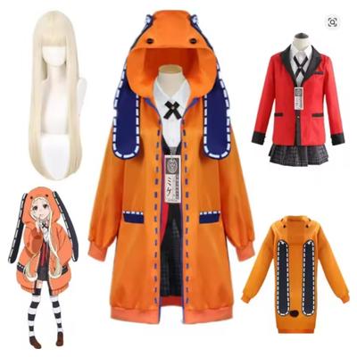 Аниме Kakegurui Yomotsuki Runa Косплей Костюм Куртка Jk Школьная Форма Куртка Толстовка Хэллоуин Карнавальная Одежда