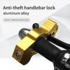 Алюминиевый замок на руль мотоцикла, противоугонный тормоз на руль мотоцикла, скутера, прочный замок с 2 ключами