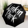 1pc Linkin Park Automatic Folding Umbrella, Portable Design with 8 Ribs, Casual Outdoor Accessory HolidayBirthday Gifts yy250814049