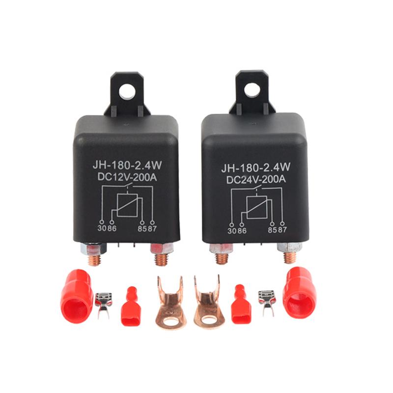 Реле постоянного тока 12 В 24 В 100 А 120 А 200 А Wm686 4-контактное нормально разомкнутое реле стартера автомобиля для включения/выключения аккумулятора, реле-переключатель для разделения заряда