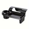Car Cup Holder with Multifunctional Storage Box, Door Side Hanging Organizer for Phones, Cigarette Packs, and Beverages