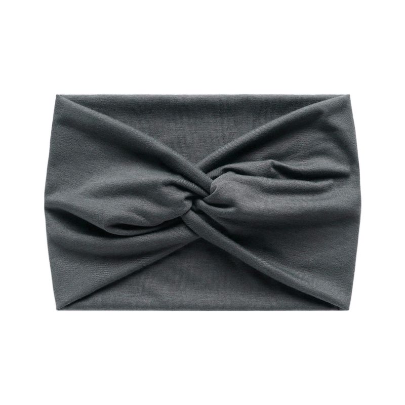 Fashion 18cm Pure Color Wide Cross Elastic Sports Yoga Hair Band Women's Antiperspirant Sweat Headband Hair Accessories Hair Band