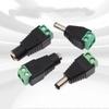 No Soldering Required Male Female CCTV Monitoring Video Cable Plug Connector for Home Indoor Surveillance Cabling